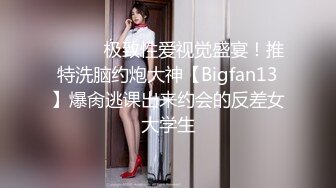 ⚫️⚫️极致性爱视觉盛宴！推特洗脑约炮大神【Bigfan13】爆肏逃课出来约会的反差女大学生