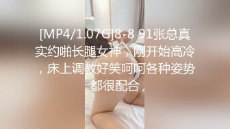 [MP4/1.07G]8-8 91张总真实约啪长腿女神，刚开始高冷，床上调教好笑呵呵各种姿势都很配合