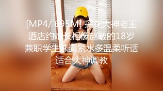 [MP4/ 695M] 探花大神老王酒店约炮长相像赵敏的18岁兼职学生妹逼紧水多温柔听话适合大神调教